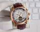 Replica Omega Co-Axial Automatic Watch White Dial Gold Bezel Brown Leather Strap 42mm (6)_th.jpg